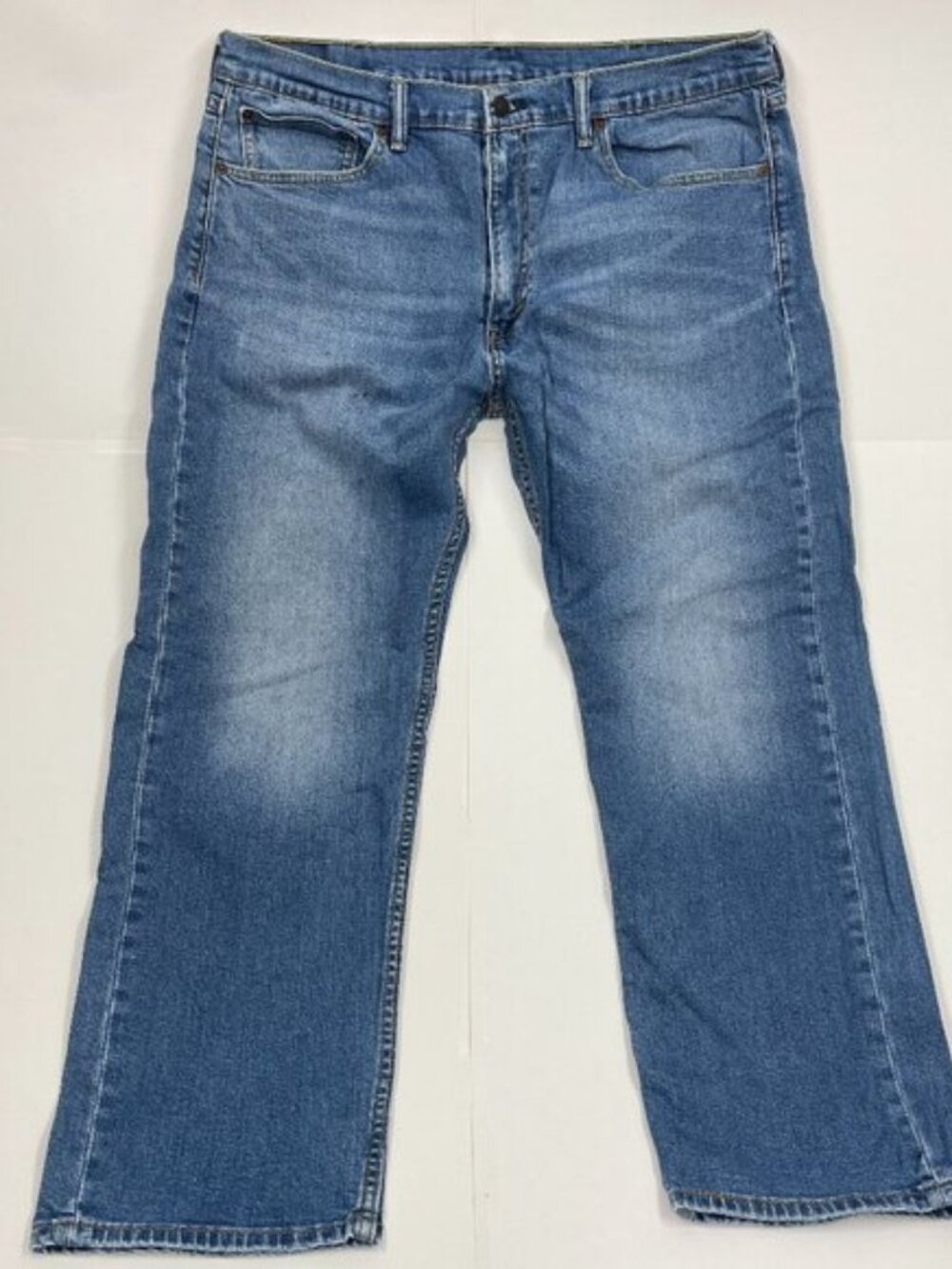 Levi's 505 Regular Fit Straight Leg Blue Jeans Size 38x28